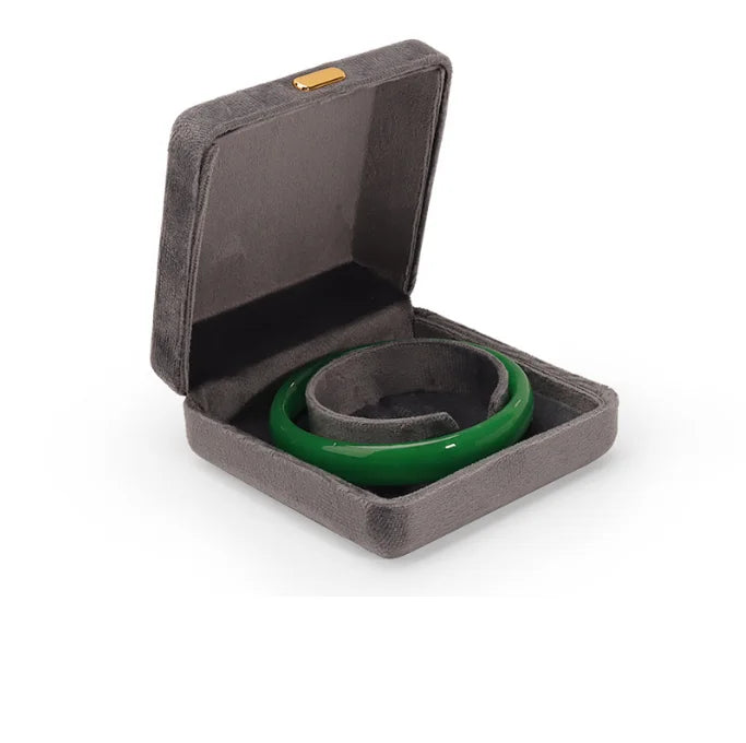 Good Quality Gray Custom  logo Jewelry Packing Box Bracelet Round Corner Jewelry Gift Boxes for Bracelets