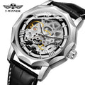 Reloj Para Hombre Forsining Relogio Masculino Automatic Genuine Leather Strap Men Watch Wristwatch