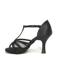 Women's Comfortable Fashionable Salsa Dance Shoes Microfiber Upper with Cowhide Leather Insole Girls Latin Dance Shoes