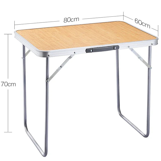 Folding Outdoor Camping Mini Table Dining Wooden Foldable Camping Picnic Banquet Ta CNLF