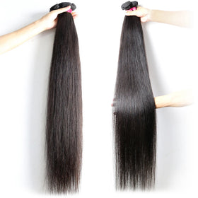 40 Inch Peruvian Cuticle Aligned Human Hair Weave Extension Bundles Wholesale YesWigs 8a 9a Straight Hair Extension Dropshipping