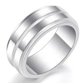 Top Quality Wholesale Jewelry Blank Stainless Steel Ring Man Popular Men Titanium Rings Blanks