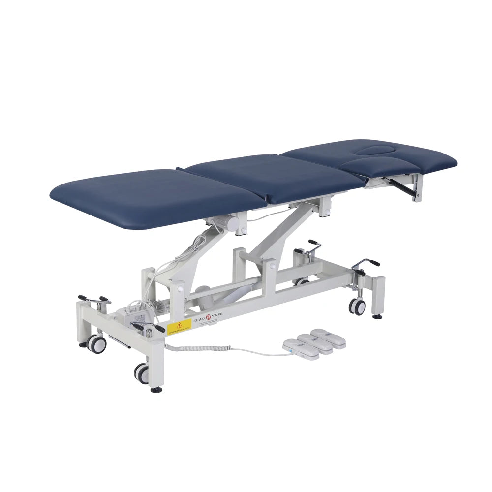 PT Treatment Table 3 Motors Electric Lift Table Magnetic Physiotherapy Massage Chiropractic Examination Couch for Wellness