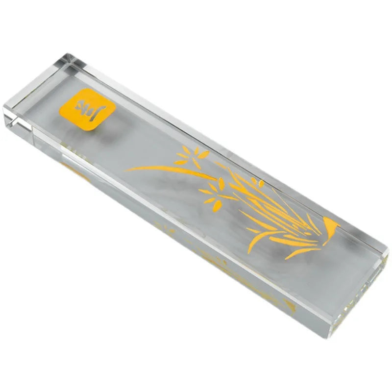 Acrylic Weight Ruler Transparent Paper Weight Plexiglass bar Press Ruler Student Calligraphy Press Paper Customized
