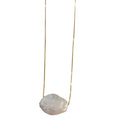 18 Inch Wholesales S925 Sterling Silver Box Chain Pendant Necklace 100% Nature Freshwater Baroque Pearl 16x22 mm