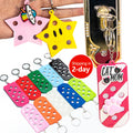2025 Factory Direct Pvc Souvenirs Gift Colorful Custom with logo Keychain with Holes(without Charms) Holder for Shoe Charms
