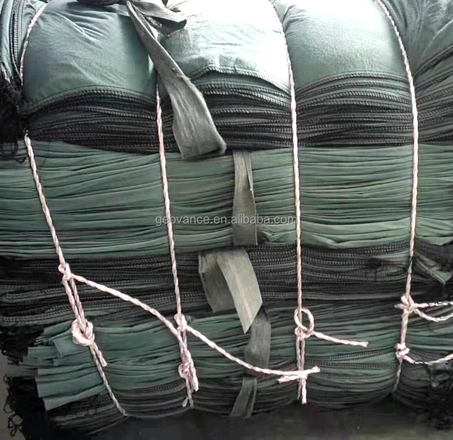 Geovance Modern Design Polypropylene Polyester Nonwoven Geotextile Geobag Sandbags Punching Bags for Outdoor Dam Slope