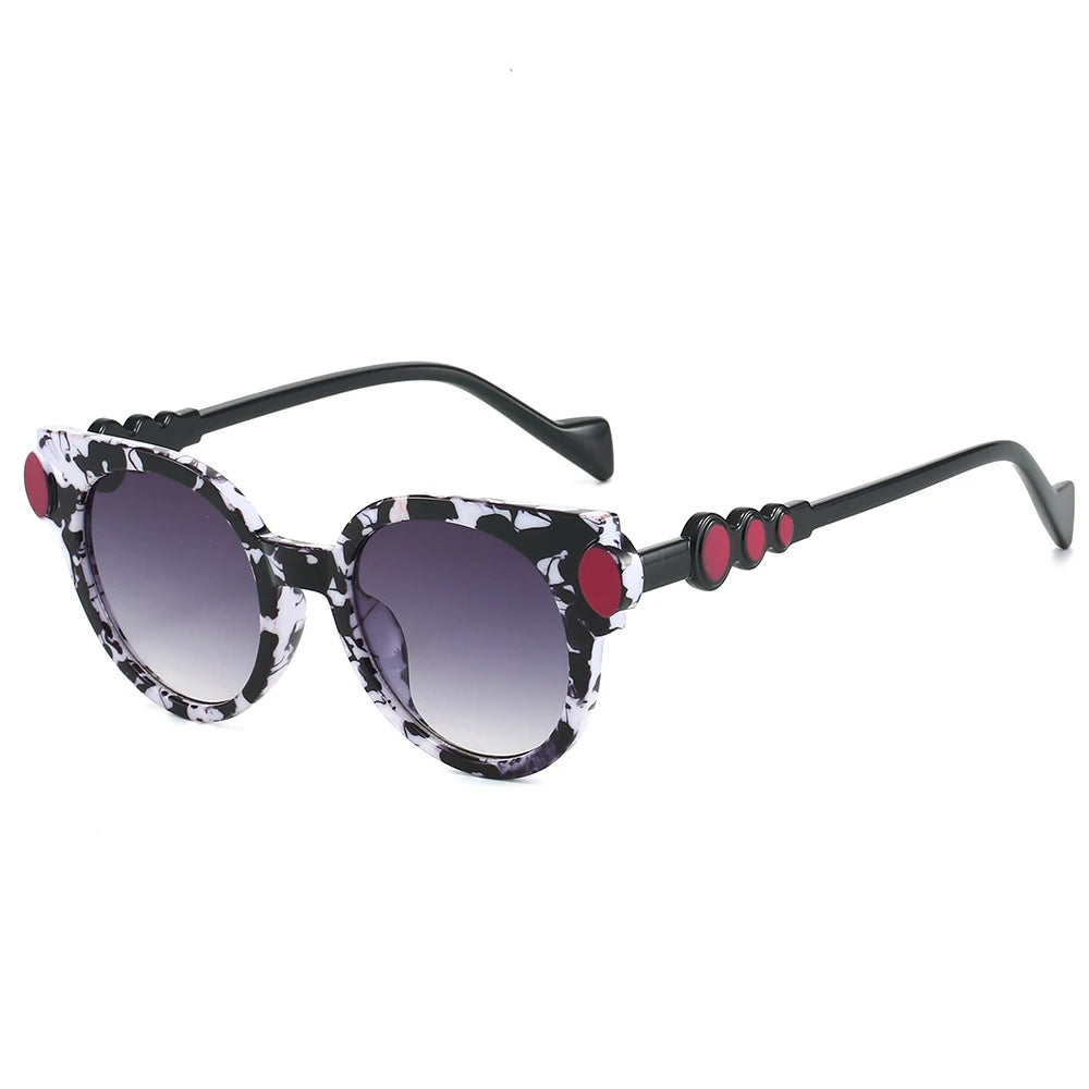 DOISYER Luxury Brand New Vintage Round Sunglasses UV400 Small Sun Glasses for Women and Men Female and Male Eyewear