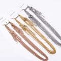 Stainless Steel Fashion Necklace Durable Metal Chain for Stylish Accessory