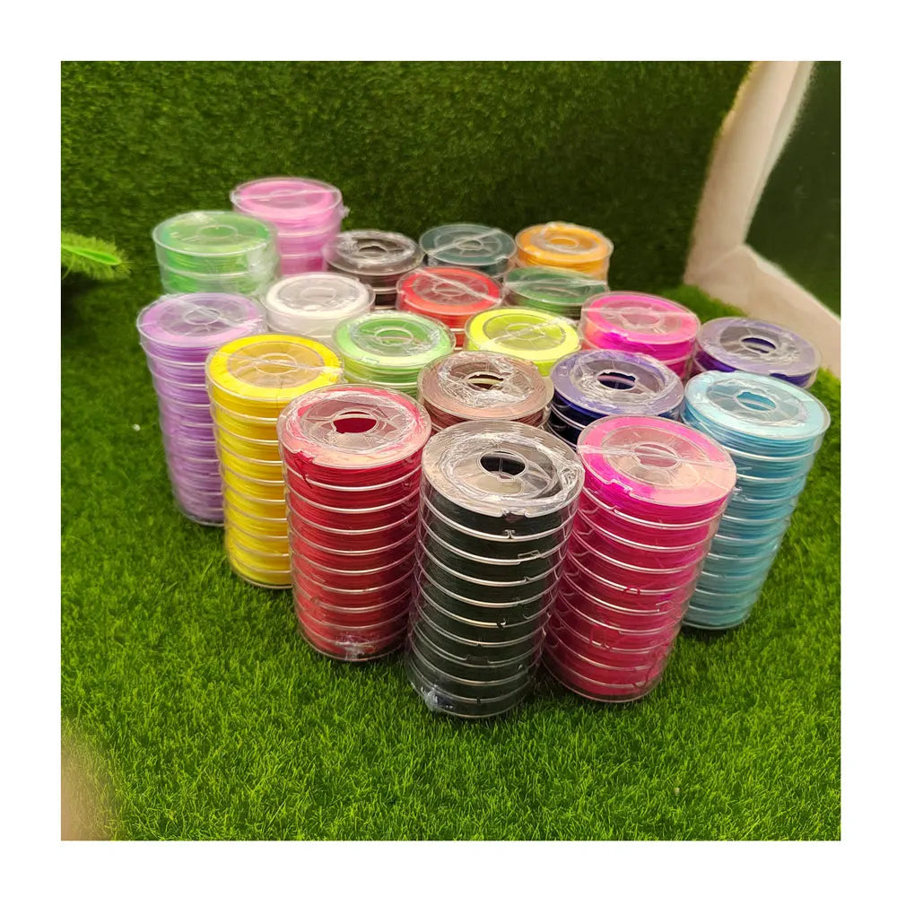 10Meter 0.8MM High Stretchy Bracelet Necklace String Rope Thread Elastic Cord for Jewelry Making Findings Supply