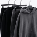 Gelan  High Quality Custom Long Hoodies Unisex 2 Piece Pants Set Comfy Fleece Winter Oversized Hoodie Set Men and Women