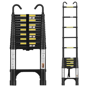 Multi Purpose Telescopic Ladder Foldable Stable Aluminum Ladder 4.6M Extension Telescopic Ladder Suitable for Warehouse Use