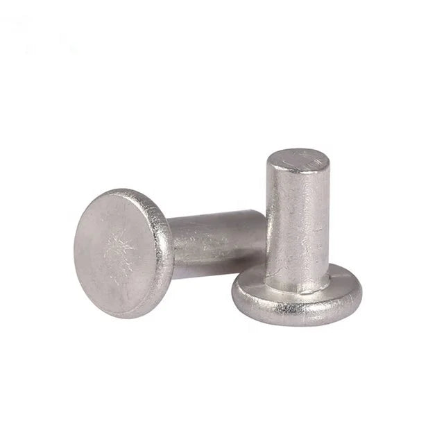 M2-M10 Hot Selling Stainless Steel Zinc Plating Flat Head Solid Rivet