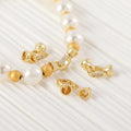 18K Real Gold Plated Buckle Brass Quality Gold Plated Connected Buckle Jewelry Charms Clasps