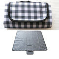 Thickened 600D Oxford Cloth Picnic Mat Outdoor Waterproof Beach Mat Portable Folding Grid Outdoor Damp-Proof Mat