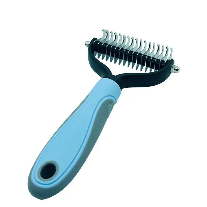 Professional ABS Pet Deshedding Brush Dog & Cat Hair Remover Knot Cutter Puppy Comb Grooming Shedding Supplies