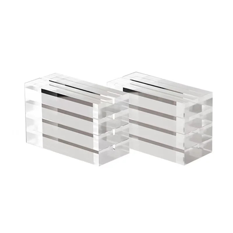 Wedding Party Digital Acrylic Table Display Card Holder Card Base Fixed Transparent Acrylic Card Slot Base