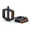 Mountain Bike Pedals - Bicycle Flat Pedals with Reflectors - Lightweight Bike Pedals for Mountain Bike BMX Road Bike Pedals