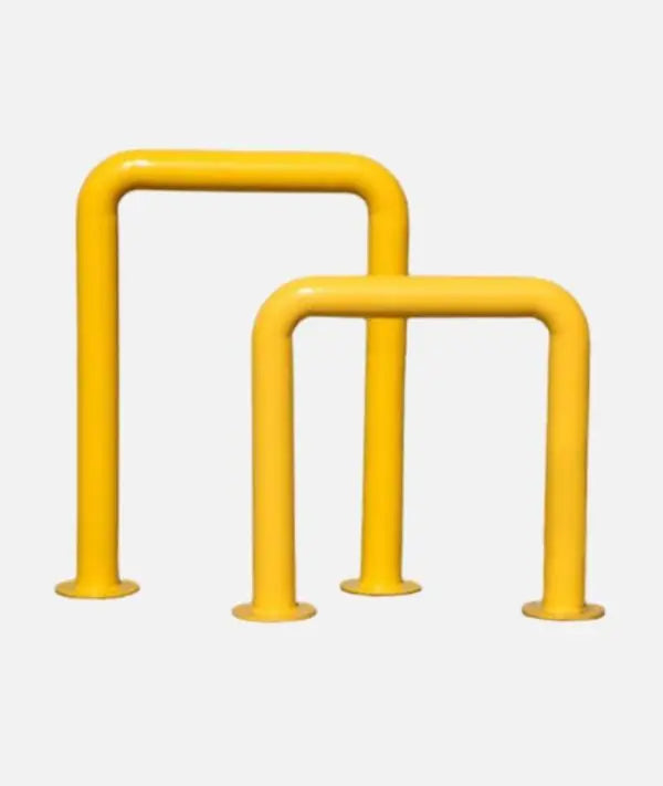 304 Stainless Steel Traffic Fixed Bollards Bolt Down Post U Type Pole Barrier for Outdoor