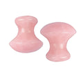 Hot Sale Gua Sha Mushroom Shape 100% Natural Jade Stone Rose Quartz Gua Sha Scraping for Anti Aging