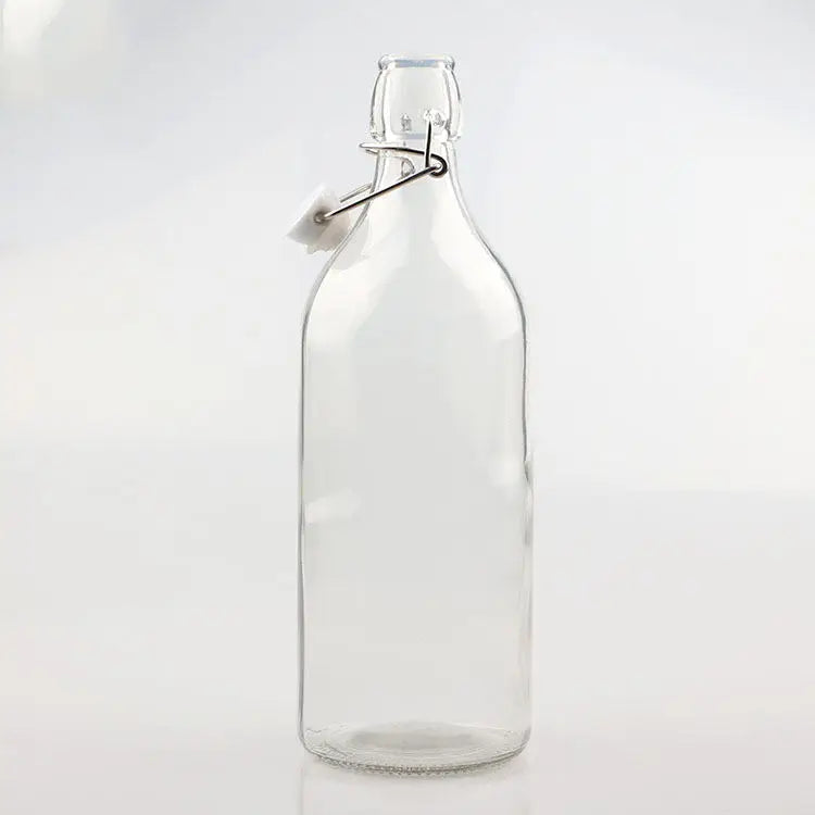 1000ml Fat Round Botellas De Agua Cold Coffee in Bottle Swing Coffee Bottle