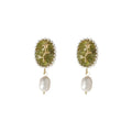 925 Freshwater Pearl Jewelry 14k Gold Plated Pearls Stud Earrings Dangle Long Drop Baroque Bride Earrings for Ladies
