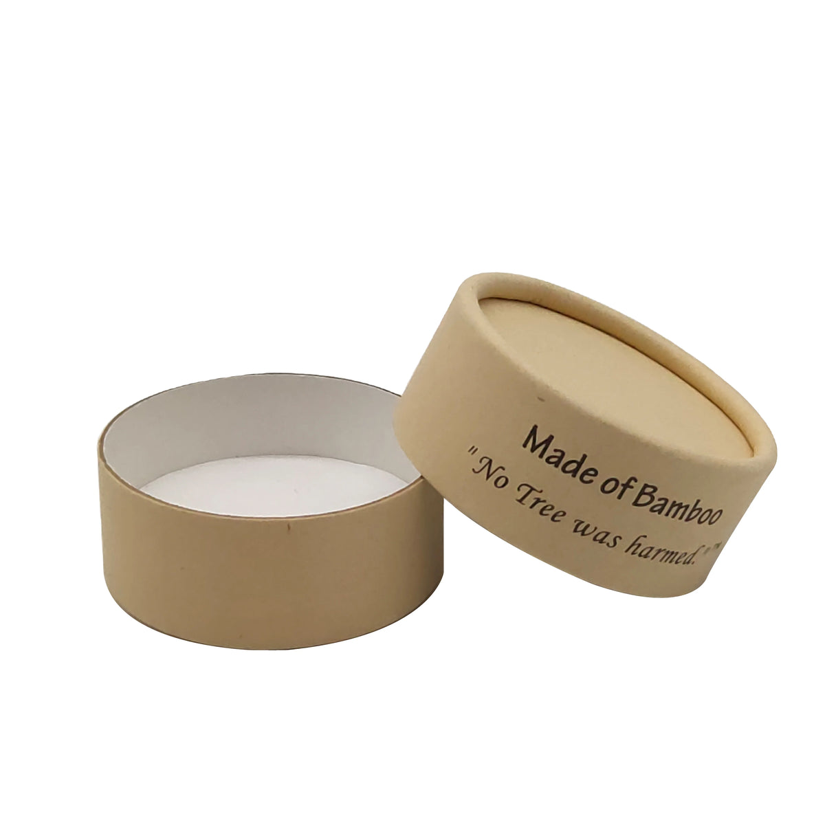 Eco Friendly Cosmetic Bamboo Kraft Paper Tube with Grease Proof Paper Inside for Lipbalm Face Cream Jar Paper Tube Packaging Box MegaBDM