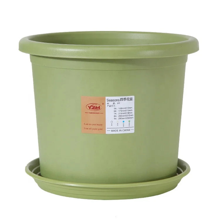 Multi Sizes Colorful Big Plastic Gallon Pot Big Space Flowerpot for Most Plants