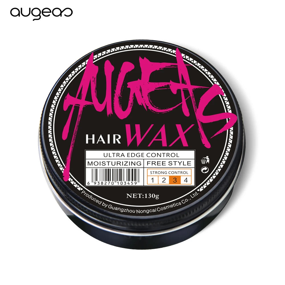 Wholesale Edge Strong Hold Hair Styling Gel Manufacturer Supplier Super Hold Water Base Jar Pomade Shining Control Hair Wax