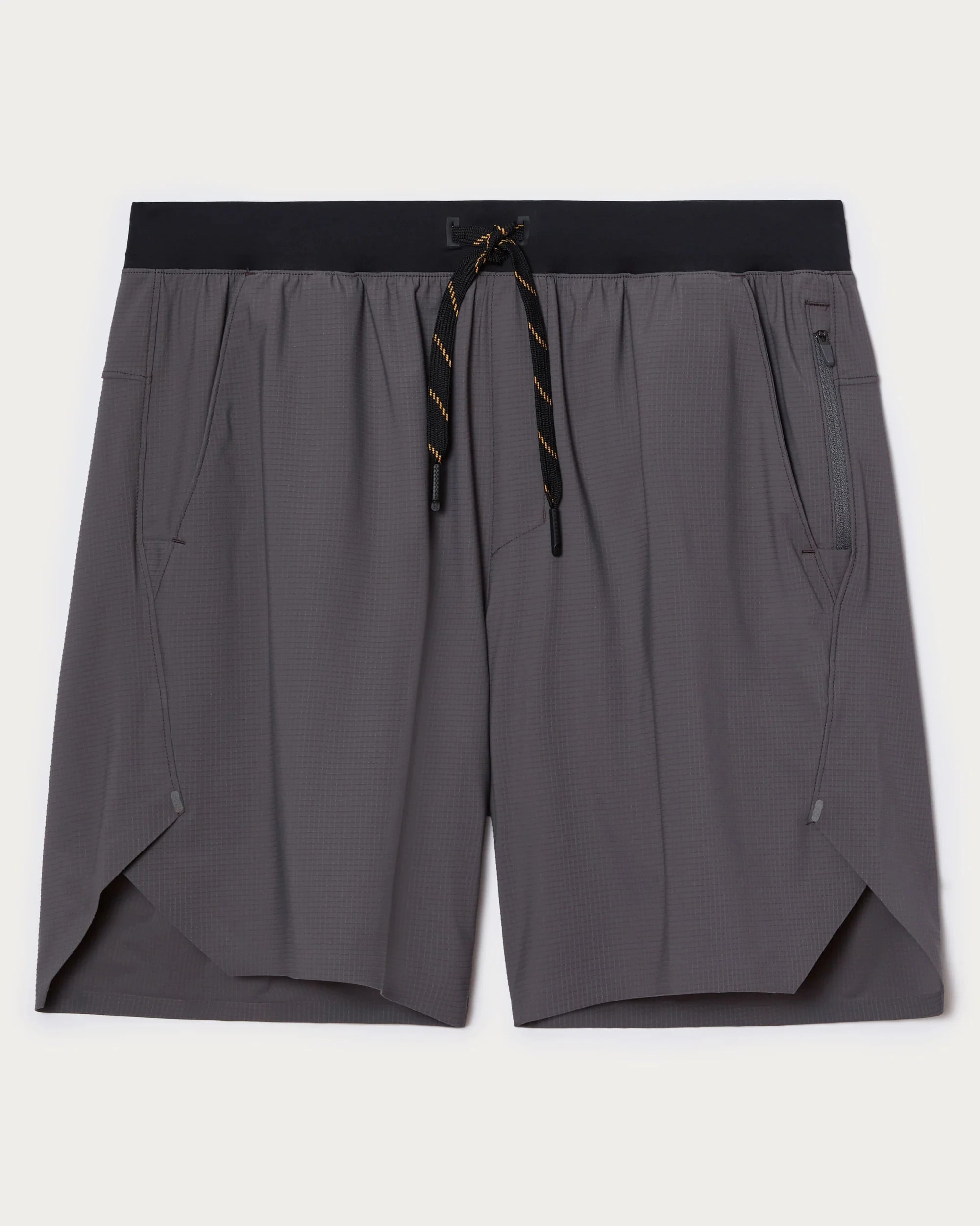 Men's Unlined Ripstop Training Shorts Adjustable Drawcords Side Vent Lightweight Shorts