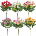 Artificial Cherry Blossoms Flowers Daisy Flowers With Stems Silk Plants for Garden Porch Window Box Room Home Party Decoration