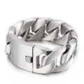 KALEN Jewelry Punk 24cm Different Texture 316L Stainless Steel Bracelets Men