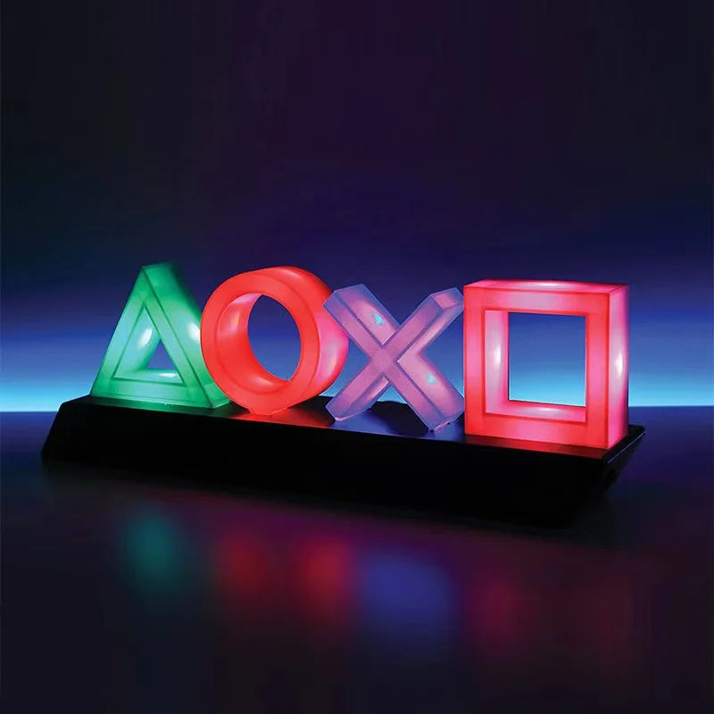 Hot Sale Indoor Led Neon Light Sign Voice Control Colorful Gaming Room Desk Night Lamp