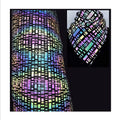 Custom Prints Fashion Cool High Visible Light Reflective Cloth Fabric Material for Ball Dance Party Music Festival Fancy Dress