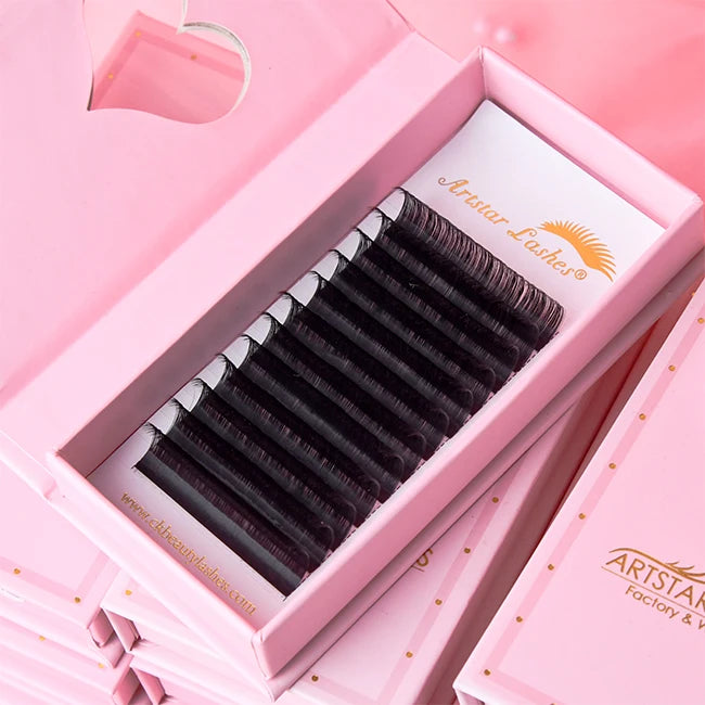 Private Label Volume Korean Eyelash Extension Easy Fan Lashes Volume Individual Eyelash Extensions