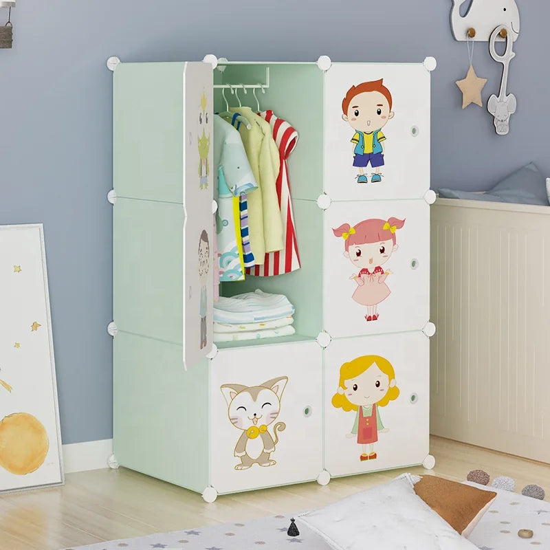 Cheap Plastic Foldable Wardrobe   Plastic Material Plastic  Storage Series Adjustable  Organizer Space
