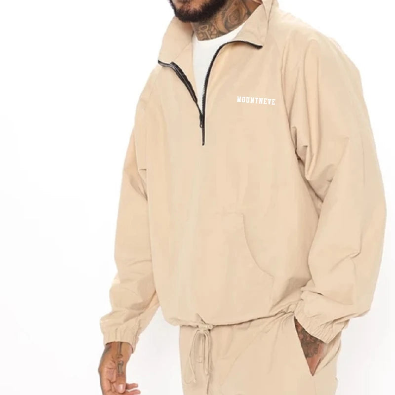 Custom Nyln Solid Track Suits Sportwear 2 Piece Quick Dry Eco-Friendly Breathable Running Training Sets Waterproof Spring