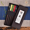 Custom Full Cover Print Japanese Import Samurai Katana Engraved Personalize Reusable Wedding Favor Hair Chopstick for Restaurant