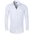 Wholesale Factory Directly Customized Long Sleeve Solid Color Men's Plus-size Classic Business Shirt for Men