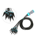 10pcs Micro Irrigation Kit Adjustable Drip Water-Saving System for Garden Vortex Micro Sprinkler Type Micro Sprinkler Type
