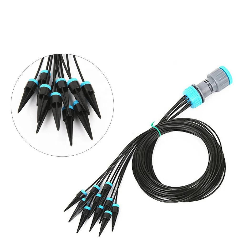 10pcs Micro Irrigation Kit Adjustable Drip Water-Saving System for Garden Vortex Micro Sprinkler Type Micro Sprinkler Type