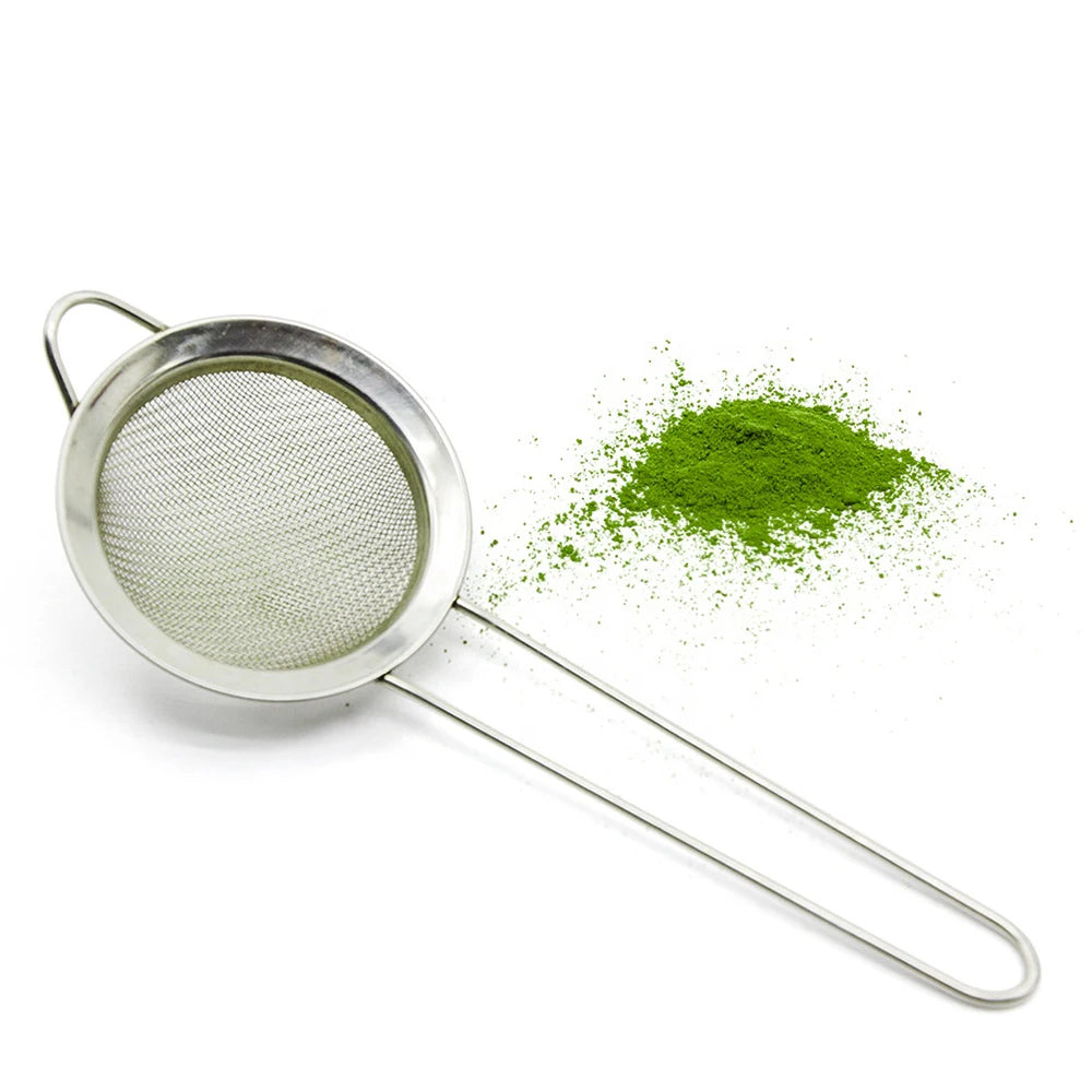 Strainers Fine Matcha Mesh Colander Sifter Matcha Stainless Steel Micromesh Matcha Sieve