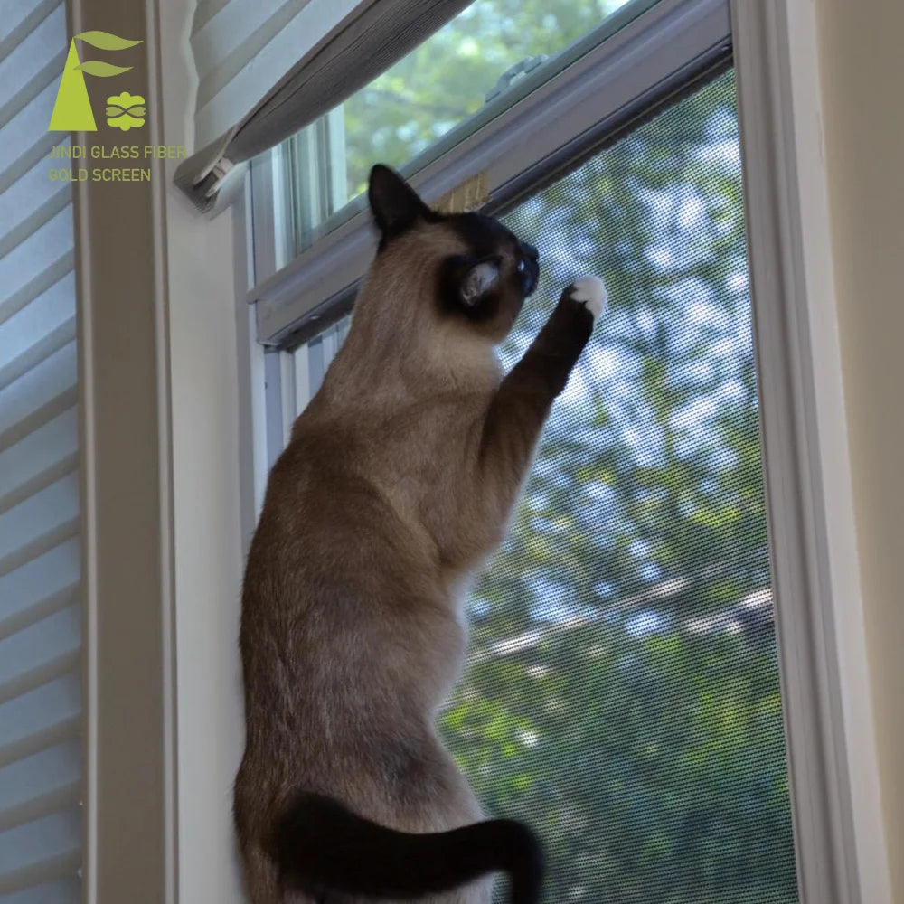 JINDI REACH RoHS Pet Proof Fly Screen Polyester Screen Pet