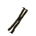 Wholesale Sport Style No Tie Elastic Curly Spring Spiral Shoelaces 6mm Polyester and Plastic with Round Printed Tips in Pair