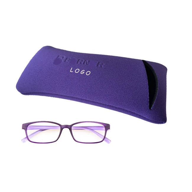 Safty Simple Sunglass Pouches Protection Eye Glasses Neoprene Eyeglass Case