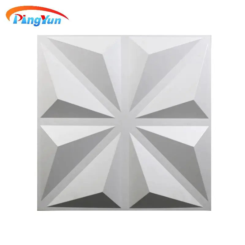 Resistant to Moisture Modern PVC 3D Wall Panels Home Decorative Waterproof Fireproof Anti-scratch Glossy Matte Carton Packaging