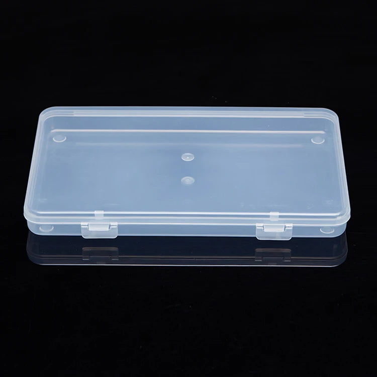 Hot-selling Plastic PP Clear Rectangle Storage Container for Cosmetics and Cards Organization