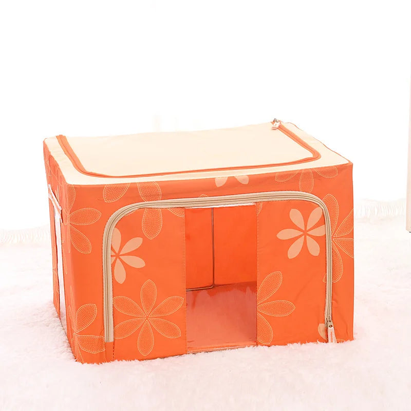 Large Capacity Multi-Pattern Oxford Cloth Open-Box Clothes Organizer