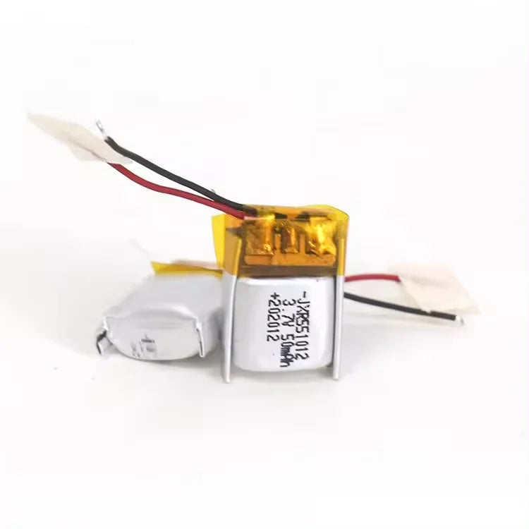 Small 3.7v Headphone Sensor Li Polymer Battery 50mAh 551012 501012 Pouch Lithium Ion for 501012 501012 3.7v Headphone Battery