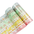 Creative New Cartoon Animals  Washi  Tape Sticker DIY Student Fashionable Masking Tape 8 Pieces